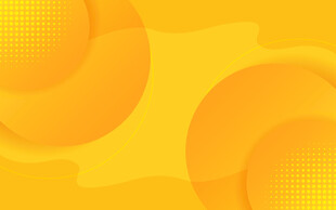 黄色圆形渐变背景图案