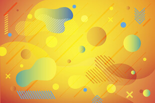 多彩几何抽象背景图案