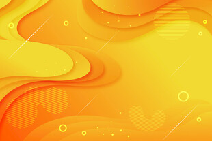 动感橙黄渐变流体背景图