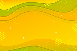 黄绿渐变波浪背景图