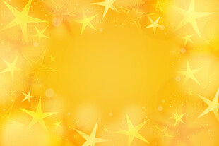 金色星星背景梦幻画面