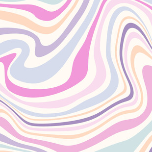 梦幻渐变流体波纹图案