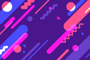 炫彩几何抽象背景图案