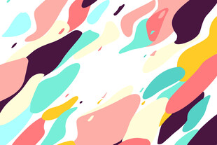 多彩抽象几何图案背景