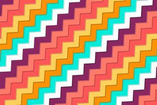多彩锯齿形几何图案背景