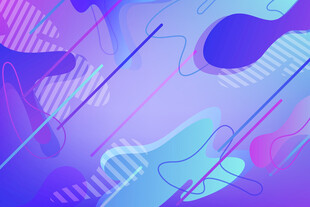 梦幻渐变抽象流体背景图