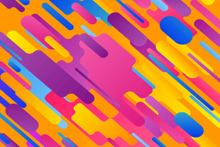 多彩几何抽象图案背景