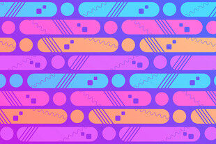 多彩几何图案背景纹理