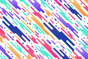 多彩条纹抽象图案背景