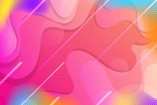 多彩流体渐变抽象背景图