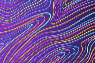 绚丽多彩的抽象线条图案