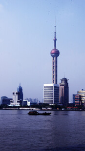 上海外滩东方明珠城市景观