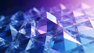 梦幻璀璨的几何晶体世界