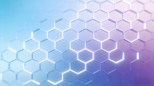 科技感六边形背景图案