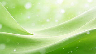 清新绿色梦幻飘动背景图