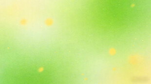 清新绿底金色光斑背景