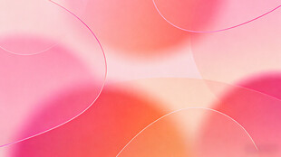 梦幻渐变粉色几何背景图