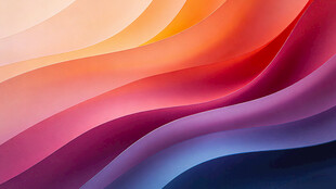 绚丽多彩的流动波纹图案