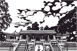 中式古建筑景观