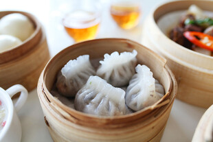 美味中式蒸饺精致点心