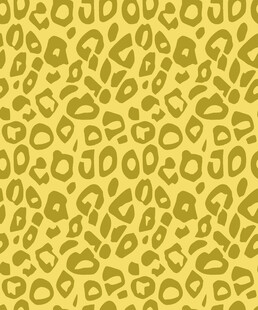 黄色豹纹图案背景纹理