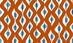 橙色几何图案纹理背景