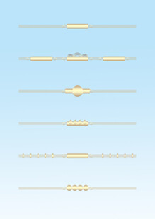 金色线条 