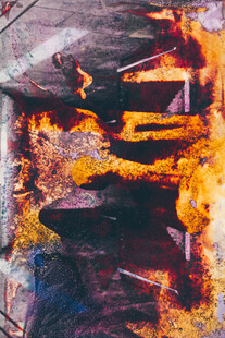 熊熊烈火中的燃烧景象