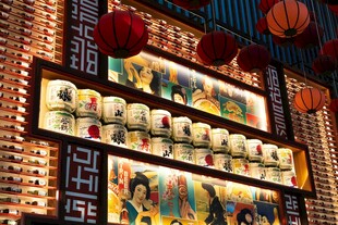 中式店铺橱窗装饰展示