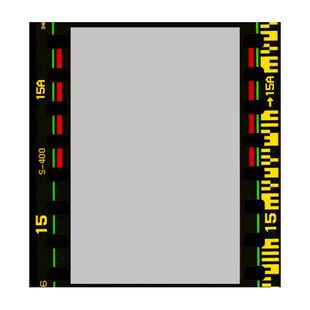 黑色边框胶片风空白模板