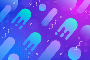 梦幻渐变抽象图案背景