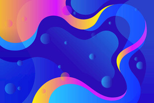 梦幻流体渐变抽象背景图