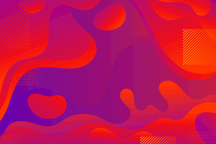 抽象多彩流体艺术图案