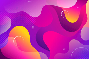 梦幻流体渐变抽象背景图