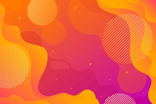 渐变流体抽象背景图案