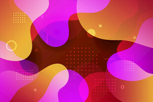 炫彩抽象几何背景图案