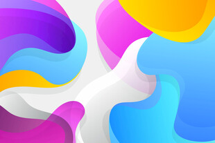 多彩流体抽象艺术图案