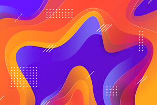 绚丽多彩流体渐变背景图