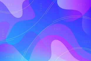 梦幻渐变流体抽象背景图