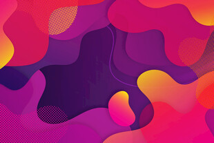 多彩流体渐变抽象背景图