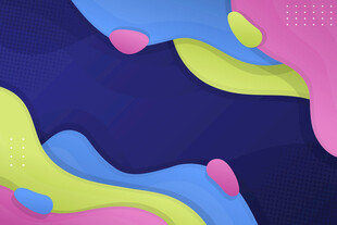 多彩流体抽象背景图案