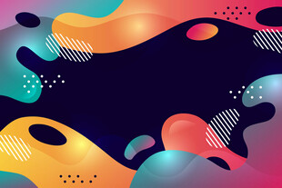 炫彩流体抽象背景图案