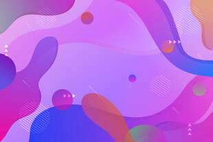 梦幻流体渐变抽象背景图