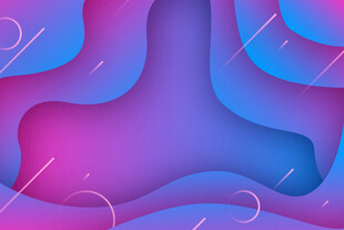 梦幻渐变流体抽象背景图