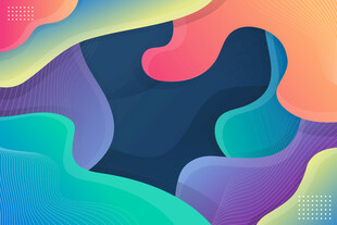 多彩流体抽象艺术图案