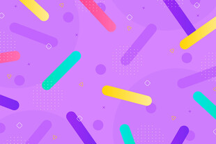 多彩线条紫色背景图案