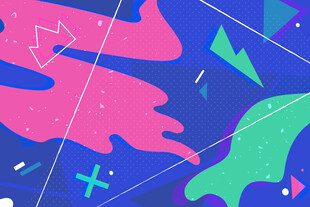 抽象多彩几何图案背景