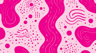 粉色抽象波浪纹理图案