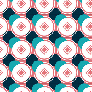 几何圆形图案背景设计