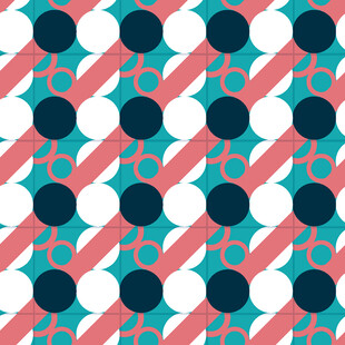 几何图案条纹波点背景图